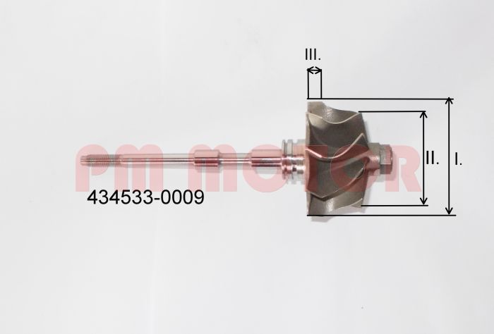 Hřídel pro turbodmychadlo Audi A4 1.9 TDI (B6) 038145702G , 717858-5009S 96KW