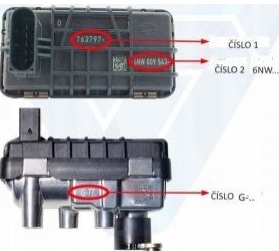 El.Turbo pohon turbodmychadla 767378-5014S 767378-0014  